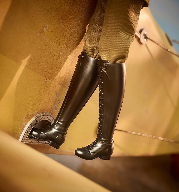 Barbie Inspiring Women Doll, Bessie Coleman Collectible Dressed in Aviator Suit with Helmet and Goggles