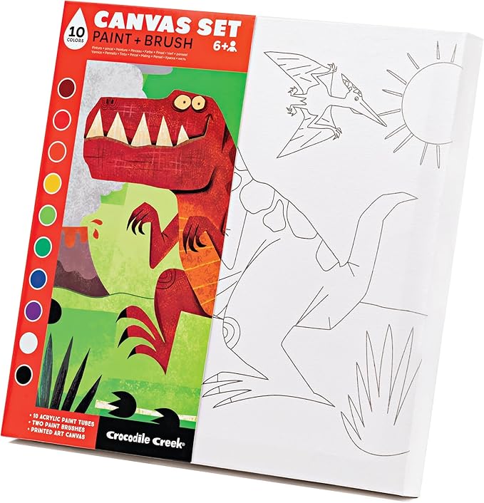 Crocodile Creek Canvas/Dinosaur