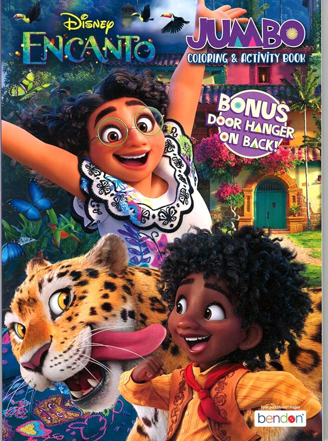 Disney Encanto Coloring Book Activity Set for Kids – Bundle Includes Coloring Books, Play Pack, Stickers