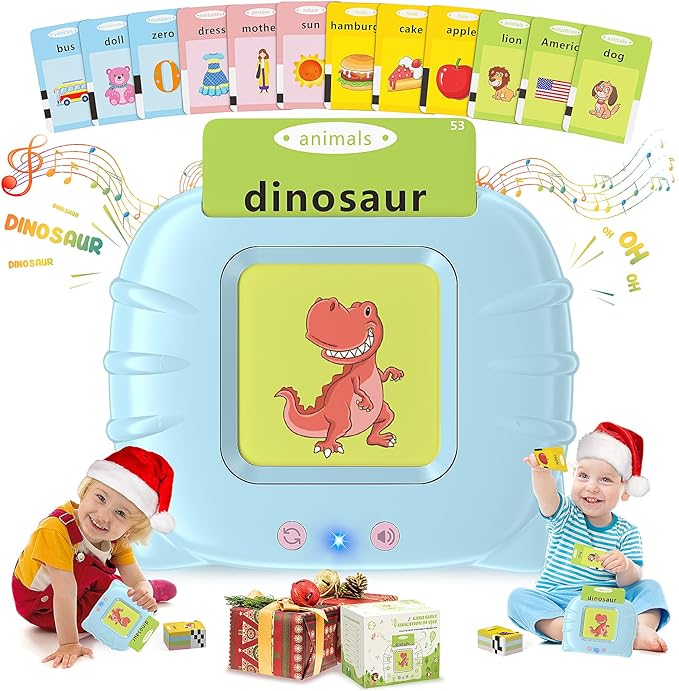 Toddler Toys for 2 3 4 5 Year Old Girls and Boys, Uladis Speech Therapy Toys, Autism Sensory Toys for Autistic Children, Montessori Toys, Learning Talking Flash Cards 224 Sight Words