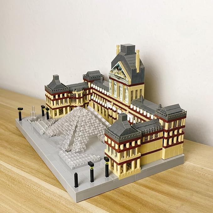 Louvre Micro Mini Building Blocks Architecture Toys Sets Assembly Adult Construction Unleash Your Love for The Louvre
