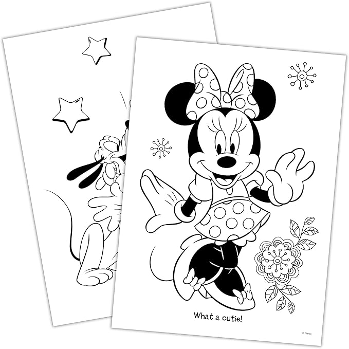 Disney Mickey Mouse & Minnie Mouse 192-Page Coloring and Activity Book with Stickers 46251 Bendon
