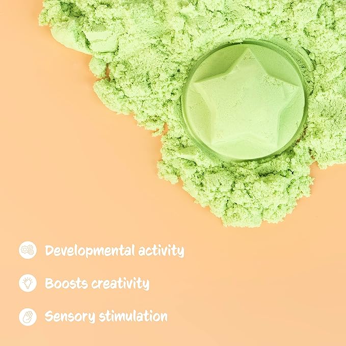 Sensory Sand 5 Pounds of Green Play Sand Bulk Refill Size