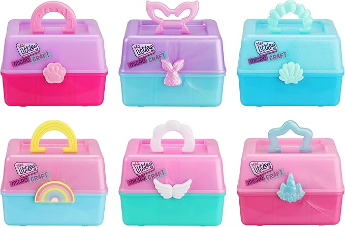 REAL LITTLES - Mini Craft Box - Collect 6 Different Projects to Make with Micro Working Accessories Inside! Styles May Vary and Each Craft Sold Separately, Small, Multicolor, 1 Pack
