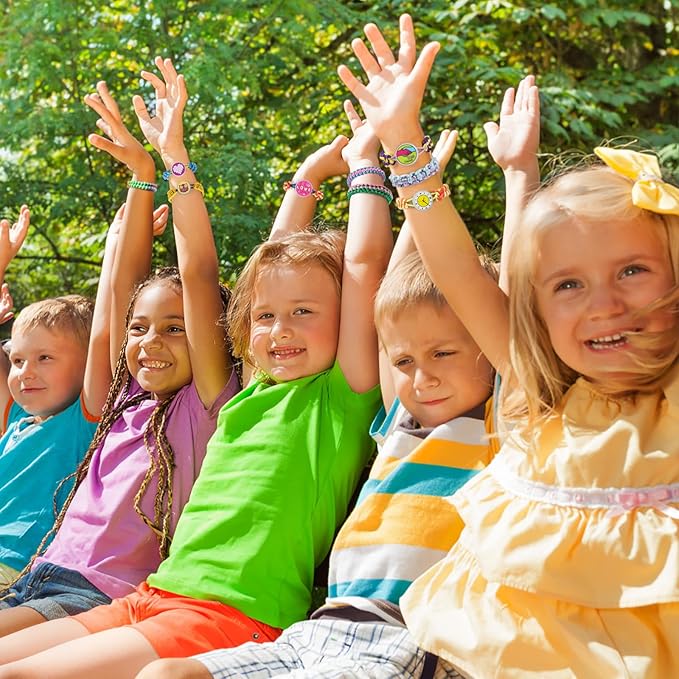 IQKidz Friendship Bracelet Making Kit - Make Bracelets Craft Toys for Girls Age 8-12 yrs, Cool Birthday Gifts for 6 7 9 10 11 Years Old Kids, Christmas Gift Set