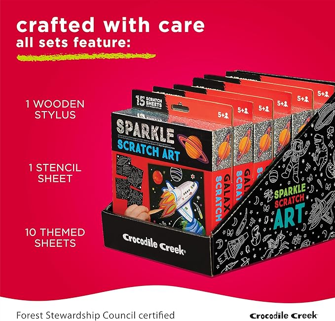 Sparkle Scratch Art/Magical Friends