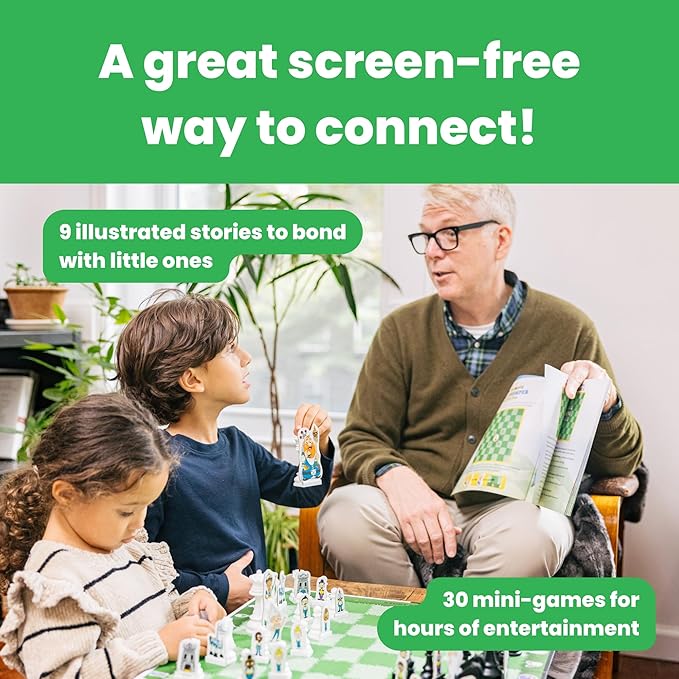 Story Time Chess - 2021 Toy of The Year Award Winner - Kids Chess Sets, Beginners Chess, Chess for Kids, Chess Game Toddlers, Learning Games for Kids, Chess for Beginners, No Stress Chess Game