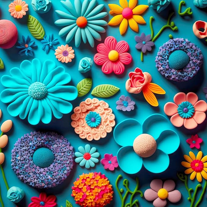 Poen 48 Pcs Air Dry Clay Kit Multi Colors Ultra Light Modeling Clay for Kids DIY Safe Soft Clay with Sculpting Tool Back to School Gift for Kids Adults Artists Art Crafts