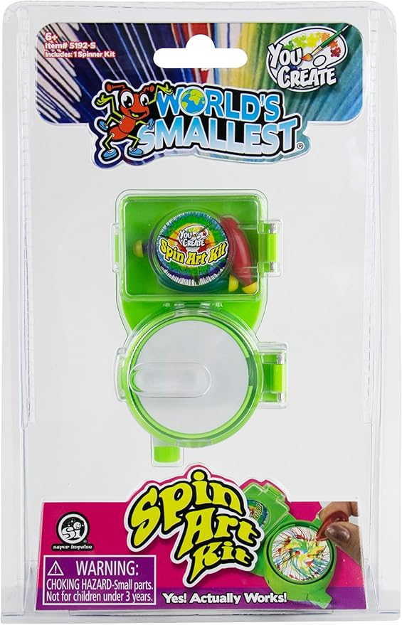 World's Smallest You Create Spin Art Kit