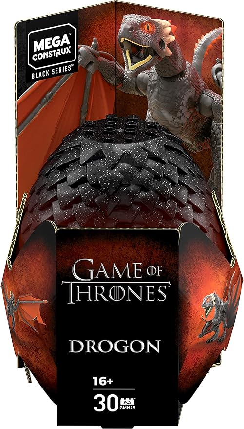 Mega Construx-Game of Thrones: Drogon Building Set, 16 Years and up, 30 Pieces