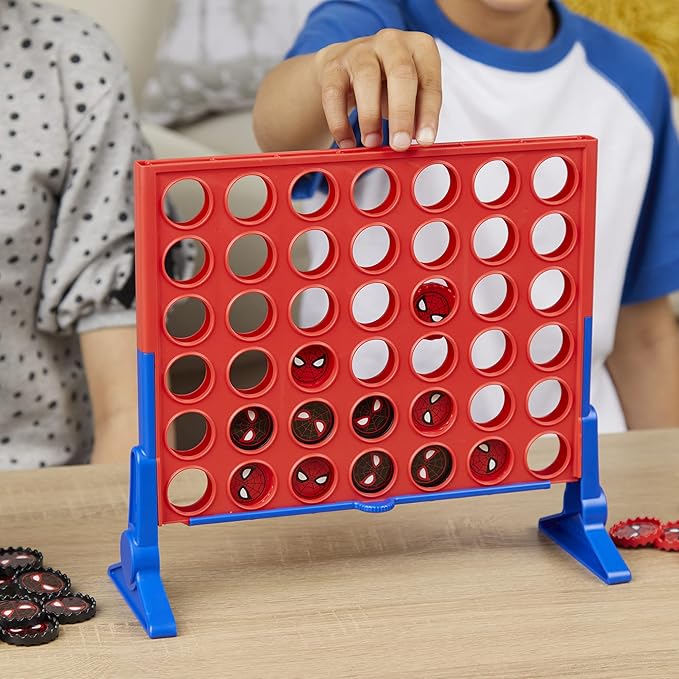 Hasbro Gaming Connect 4 Marvel Spider-Man Edition Game | Strategy Board Games for Kids | 2 Players | Easter Gifts for Boys & Girls| Ages 6+ (Amazon Exclusive)