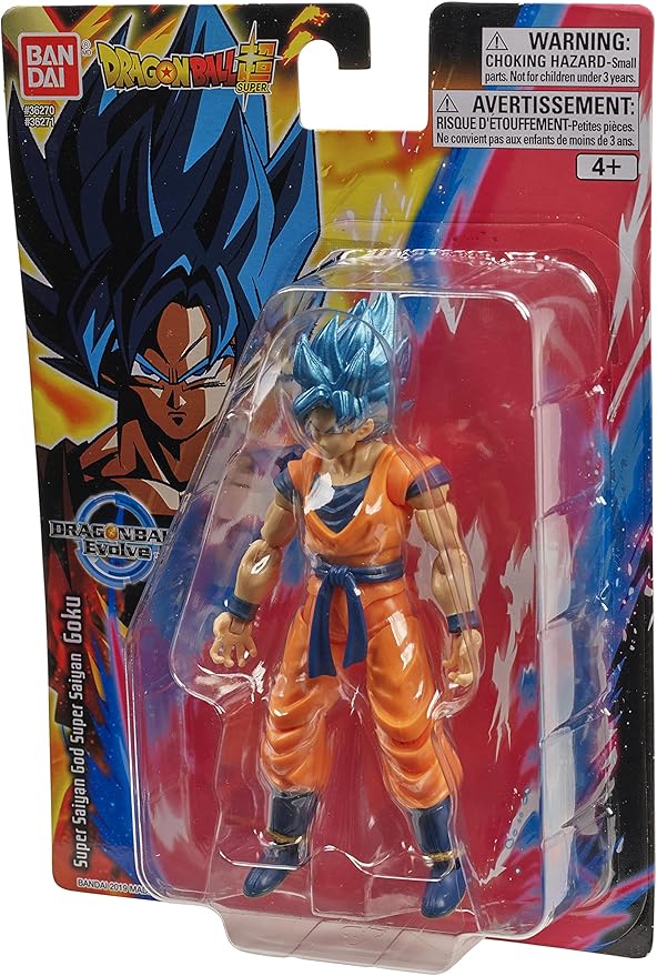 Bandai Namco - Dragon Ball Super - Super Saiyan Blue Vegeta, Dragon Ball Evolve 5" Action Figure