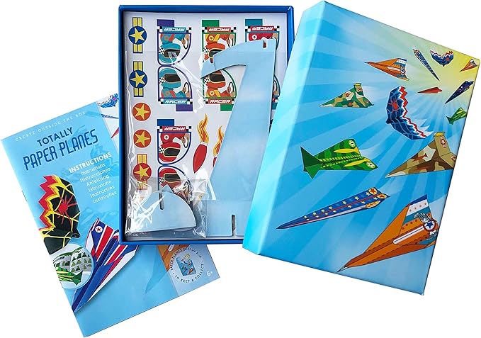 Totally Paper Planes Fold and Fly Origami Airplane Art Set to Make and Fly 40 Planes