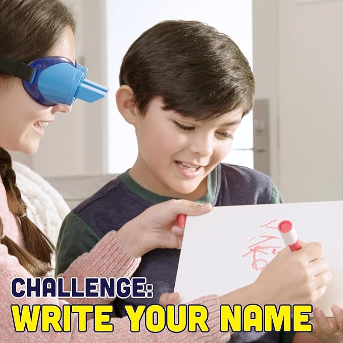 Vango The Original UpsideDownChallenge Game - Complete Fun Challenges with Upside Down Goggles for Ages 8+, 2-6 Players (Bonus Edition - 30 Additional Challenges)