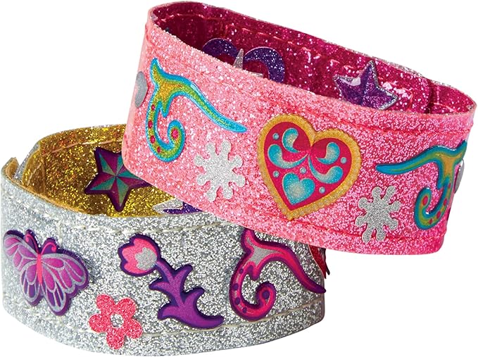 Melissa & Doug Design-Your-Own Bracelets With 100+ Sparkle Gem and Glitter Stickers