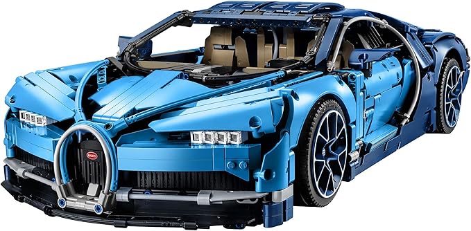 LEGO Technic Bugatti Chiron 42083 Race Car Building Kit and Engineering Toy, Adult Collectible Sports Car with Scale Model Engine (3599 Pieces)