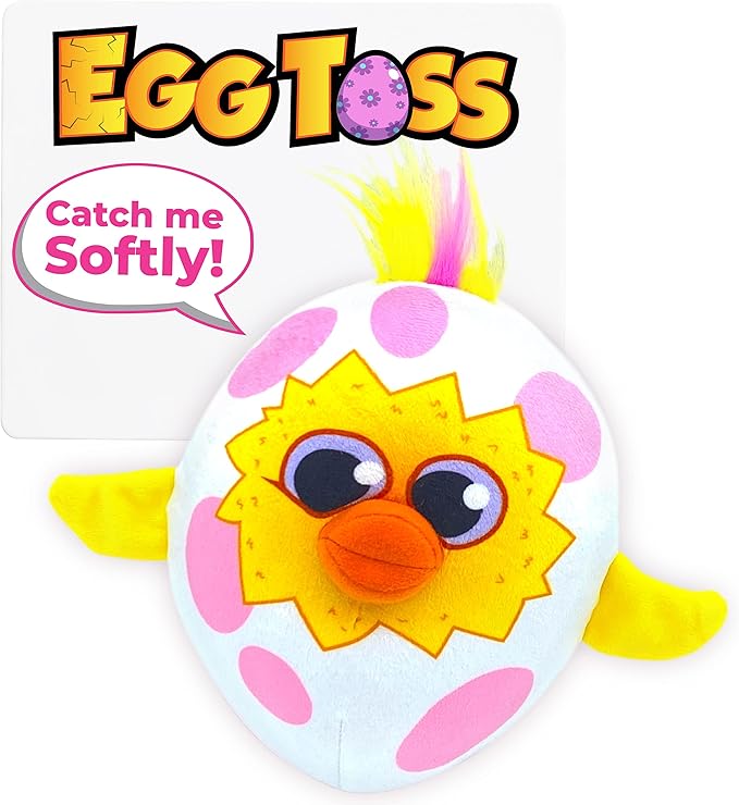 Move2Play, Egg Toss, Hilariously Wild and Fun Active Play Game | Easter Basket Stuffer | Easter Gift for Kids & Toddlers | Boys & Girls ages 3, 4-8+ | Indoor/Outdoor Toy