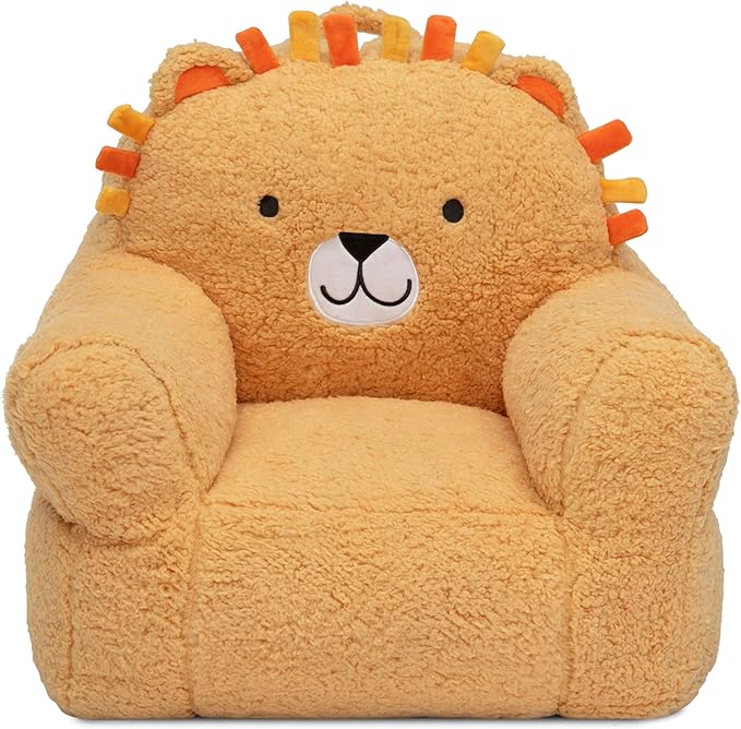 Delta Children Lion Cozee Buddy Chair, Orange