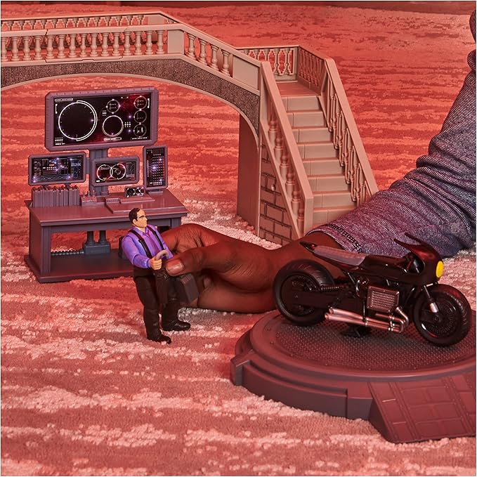 DC Comics, Batman Batcave with Exclusive Batman and Penguin Action Figures and Batcycle, The Batman Movie Collectible Kids Toys for Boys Ages 3 and up