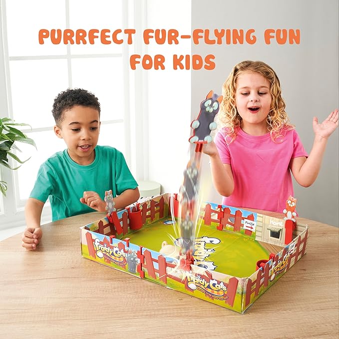 Fraidy Cats, Interactive Board Games for Kids- Board Games for Family Night, Family Games, Game Night, Family Board Games, Kids Toys, Preschool Toys,2-4 Multi-Player Game, Ages 5+