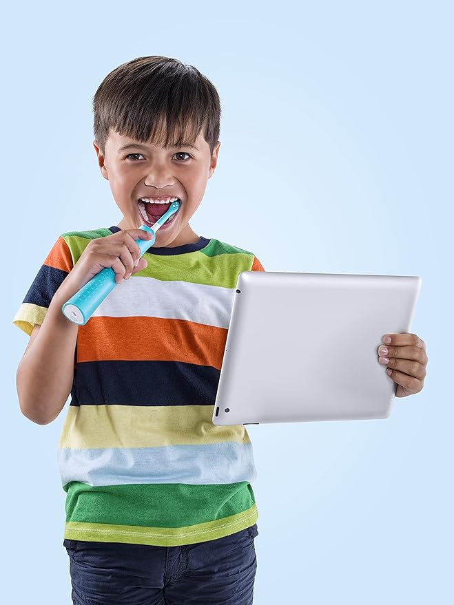 Philips Corded Electric Sonicare Kids Rechargeable Toothbrush with Built-in Bluetooth 2-Pack