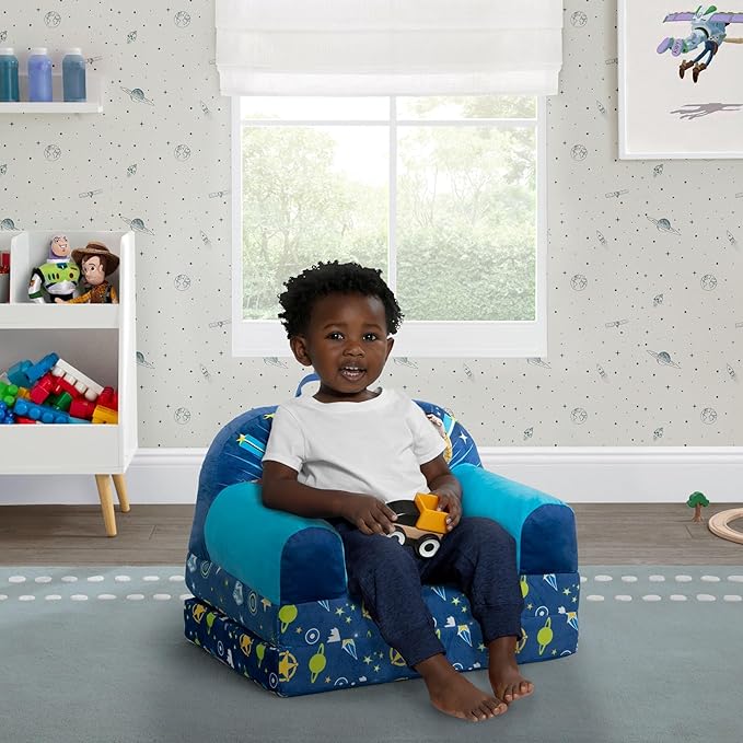 Delta Children - Toy Story Cozee Buddy Flip-Out Kids Chair, Blue