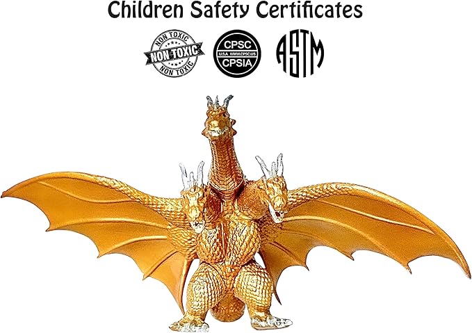 TwCare Set of 12 Godzilla x Kong: The New Empire, Dinosaur Dragon Toys Action Figures, Evolved Basic Exquisite Battle Roar B.E.A.S.T. Glove Shimo Frost Bite Mecha King Ghidorah Cake Toppers Pack