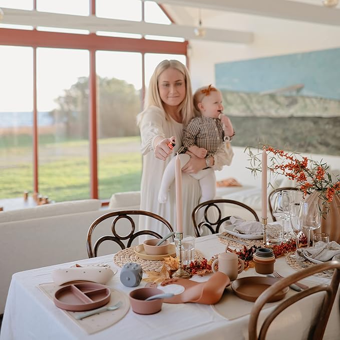 mushie 100% Silicone Training Cup & Straw for Toddlers | 6 Months+ (Soft Lilac)