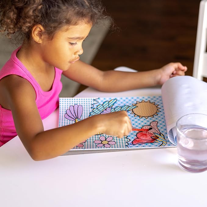 Melissa & Doug My First Paint With Water Art Pad - Cheerleaders, Flowers, Fairies, and More (24 Pages)