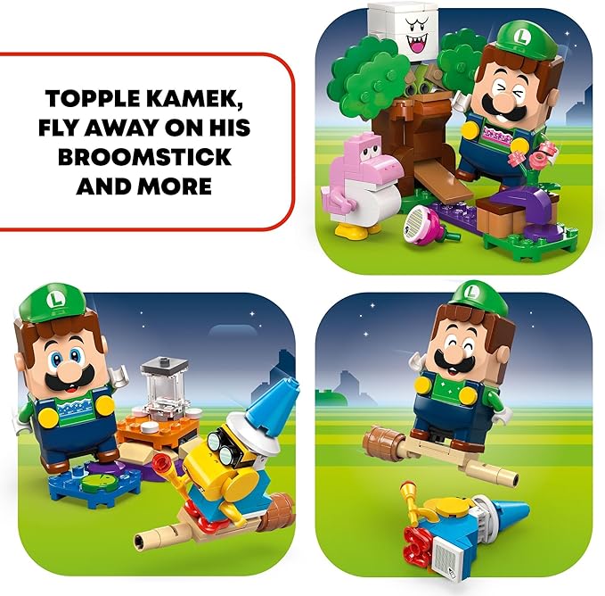 LEGO Super Mario Super Mario Adventures with Interactive Luigi Toy - Building Toys for Kids, Boys & Girls, Ages 6+ - Nintendo Birthday Gift Idea with 4 Figures - 71440