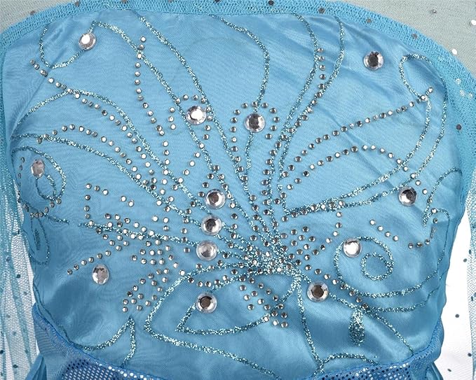 Dressy Daisy Toddler Little Girls' Ice Princess Dress Costume Birthday Halloween Christmas Fancy Party Dresses