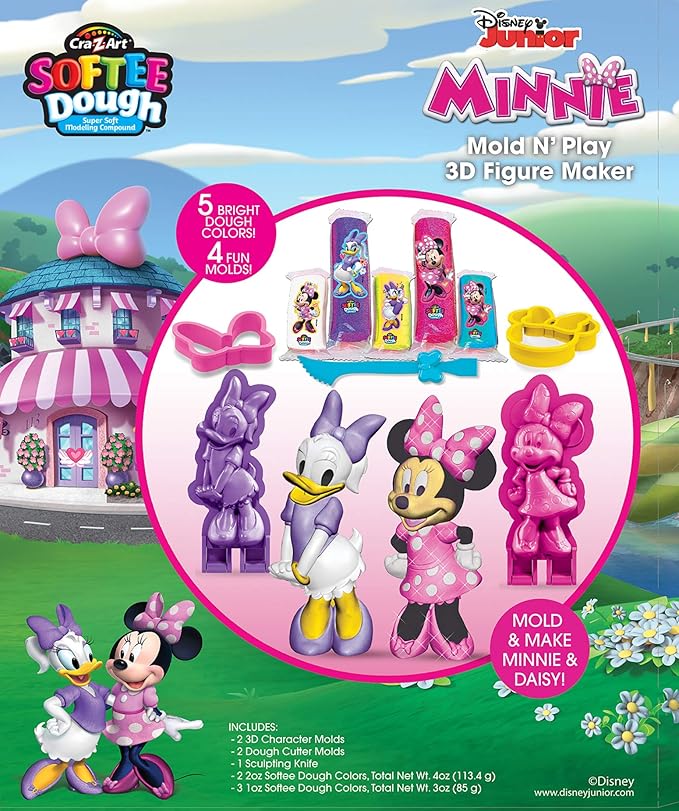 Disney Minnie Mouse Mold N' Play 3D Figure Maker Small