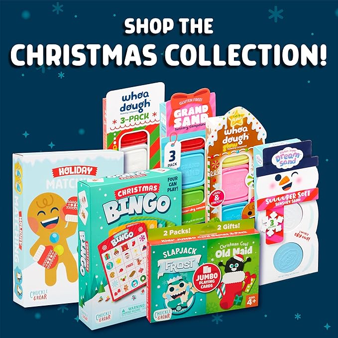 Chuckle & Roar - Grand Sand Holiday Present - Tactile Arts and Crafts - Sensory and Fidget Fun - Great for Toddlers - Stocking Stuffer Giftt