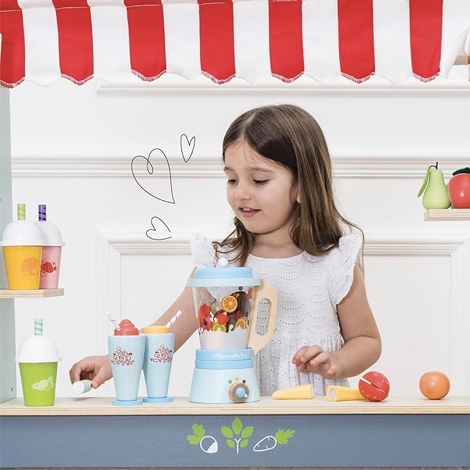 Blender & Wooden Fruit Set Premium Wooden Toys for Kids Ages 3 Years & Up - Le Toy Van