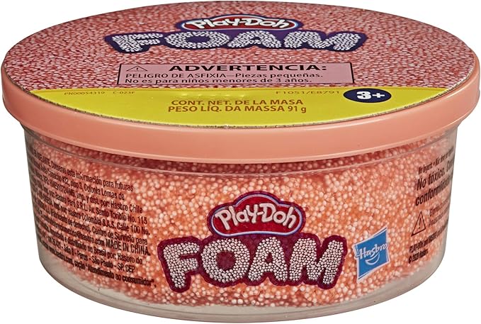 Play-Doh Foam Coral Single Can of Modeling Foam for Kids 3 Years and Up, 3.2 Ounces