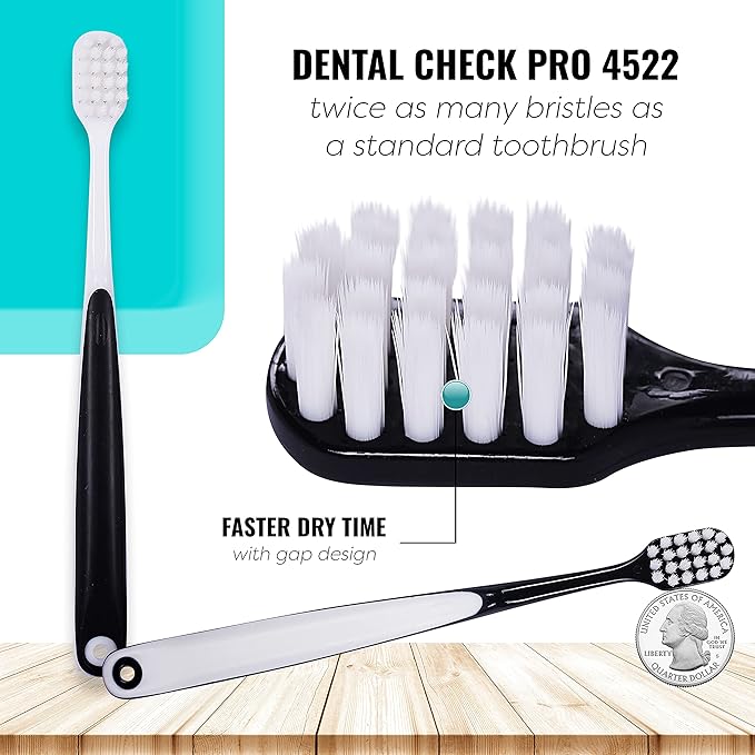Extra Soft Toothbrush, Nano Toothbrush For Sensitive Gums, Extra Soft Toothbrushes Adult Sensitive Teeth, Ultra Soft Toothbrush for Extra Protection Gum Care, Perfect for Adults (4 Pack - Extra Wide)