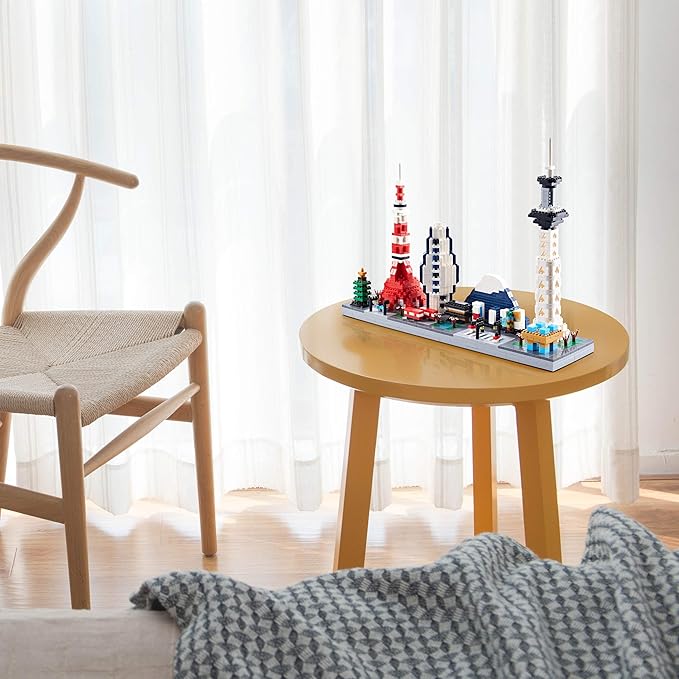 Architecture Sets Micro Mini Blocks Japan Tokyo Skylines Building Kit Famous Landmark Collection Model Set for Adults 1880 Pieces