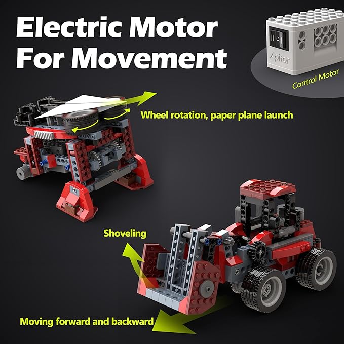 8 in 1 STEM Kits for Kids Age 6-8, DIY Electronic Monster Truck Building Kit, STEM Toys for Boys Craft Projects 8-10, Build Robot DIY Activity for Ages 6 7 8 9 10 11 12 + Years
