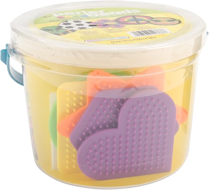 Perler Multi Mix Assorted Fuse Bead Bucket, 6000 pcs