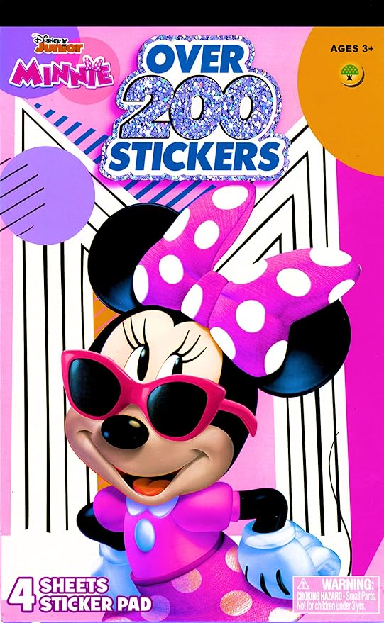 Disney Coloring Books for Kids with Sticker - Minnie Mouse