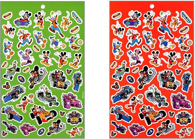 Disney Mickey Mouse Sticker Pad and Minnie Mouse Sticker Pad Set (Over 400 Stickers total!)