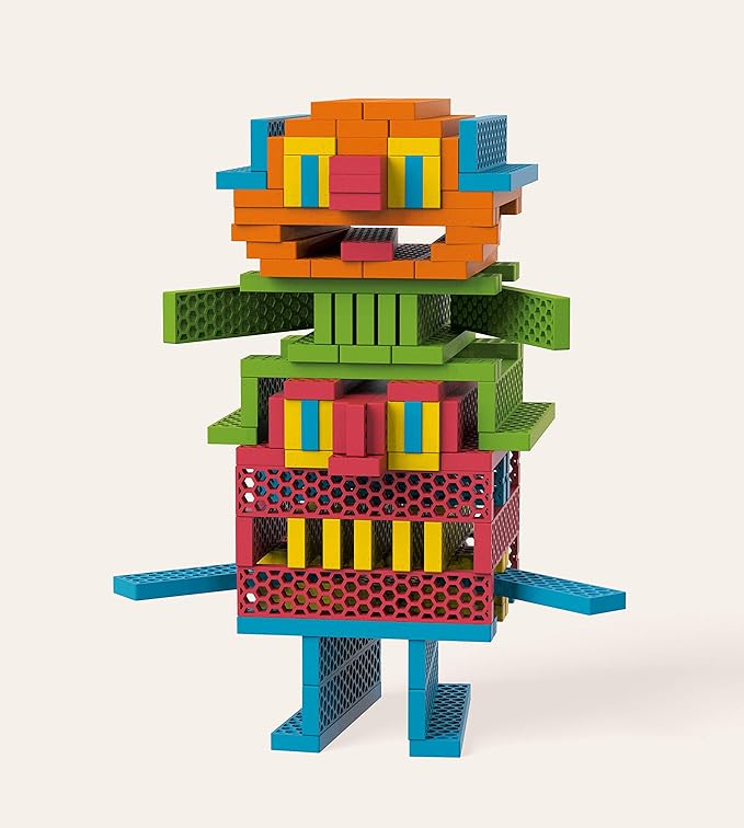 Tegu 340 Piece Perfect Blocks Building Set, Multicolor (Amazon Exclusive)