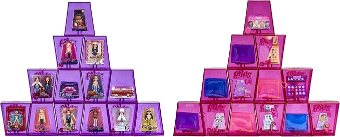 MGA's Miniverse Bratz Minis - 2 Bratz Minis in Each Pack, Blind Packaging Doubles as Display, Y2K Nostalgia, Collectors Ages 6 7 8 9 10+