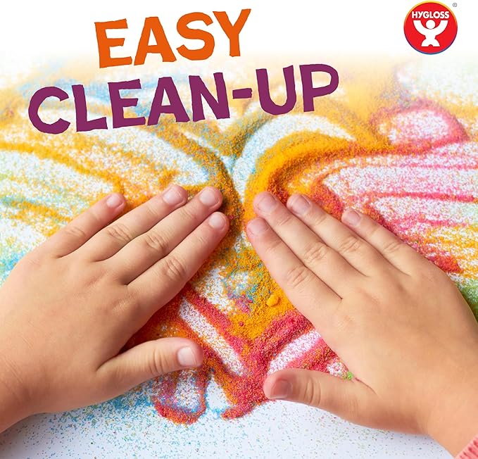 Hygloss Colored Play Sand – 15 lb Yellow Craft Sand for Sand Art, Christmas Gifts & Decorations, DIY Projects, Classroom Activities, and Plant Décor – Fine, Non-Toxic Sand, Safe for Kids Ages 3+