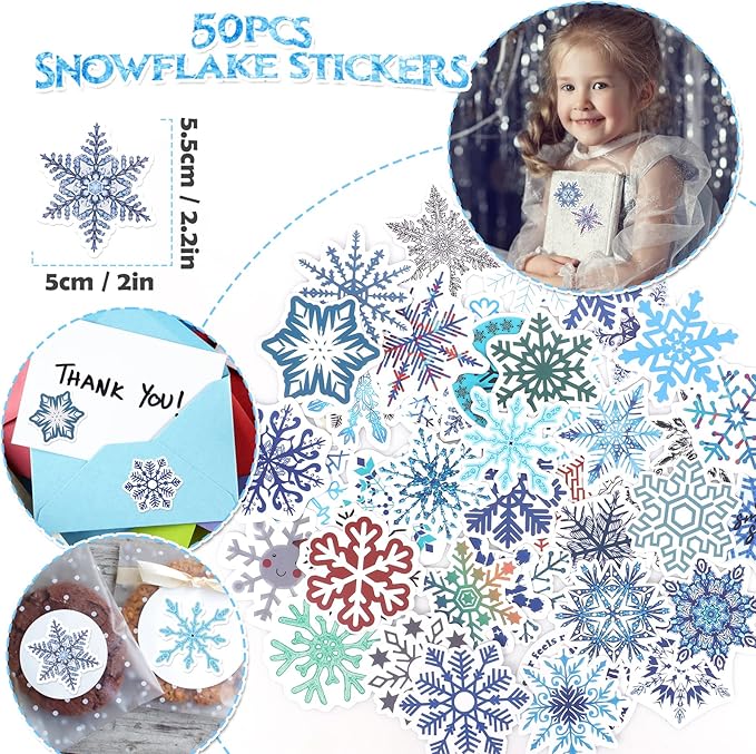Winrayk 112Pcs Frozen Party Favors Elsa Birthday Supplies for Girls Kids, Gift Bag Stamper Slap Bracelet Keychain Snowflake Ring Sticker Pinata Filler Winter Frozen Birthday Party Supplies Decorations