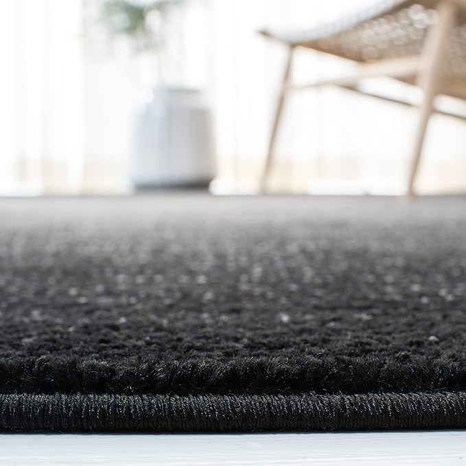 SAFAVIEH Adirondack Collection Runner Rug - 2'6" x 6', Black & Grey, Modern Design, Non-Shedding & Easy Care, Ideal for High Traffic Areas in Living Room, Bedroom (ADR183F)