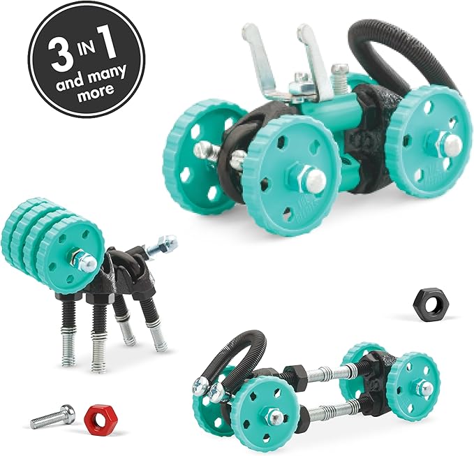 Toy Building Sets: BuggyBit Vehicle Model Kit for Kids 6+, Mini STEM Toys with Nuts & Bolts, Build Your Own Engineering Kit, STEM Building Toys Gifts for Boys and Girls