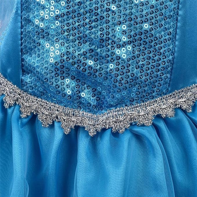 Dressy Daisy Toddler Little Girls' Ice Princess Dress Costume Birthday Halloween Christmas Fancy Party Dresses