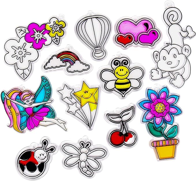 Yes Made by Me Assorted Window Art Refill Pack 12 pk