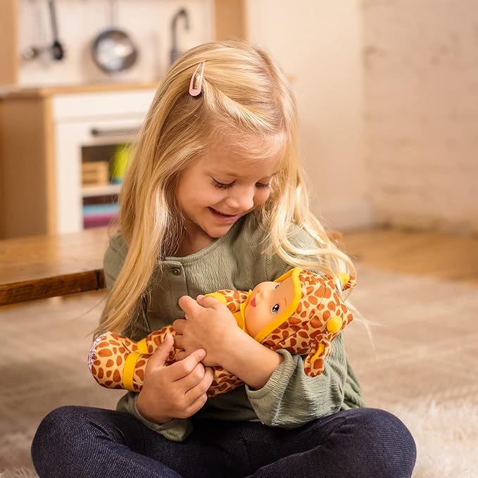 Baby's First Sing & Learn Giraffe Soft & Cuddly Singing Musical Doll, Teaches Abc's & Numbers